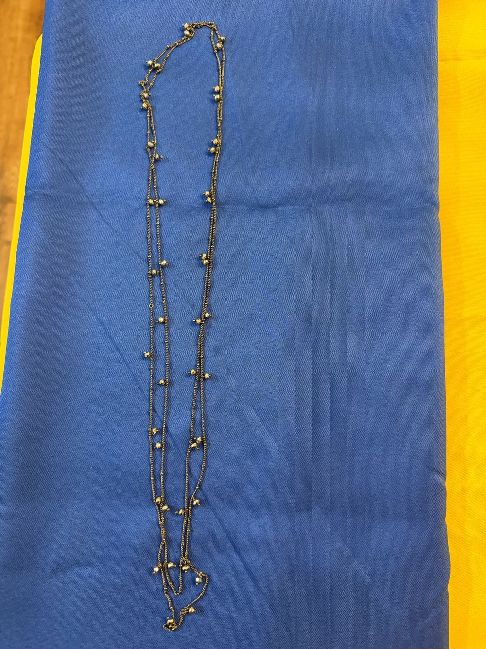 Park Lane Long Delicate Beaded Station Necklace New